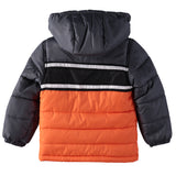 London Fog Boys 4-7 Active Puffer Jacket Winter Coat with Fleece Hat