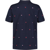 Tommy Hilfiger Boys 4-7 Flag Print Polo Shirt