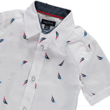 Nautica Boys 4-7 Short Sleeve Sail Woven Shirt