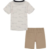 Tommy Hilfiger Boys 12-24 Months 2-Piece T-Shirt Short Set