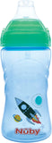 Nuby No Spill Printed Thirsty Kids No-Spill Sip-it Sport Cup with Soft Spout and Lid - Print May Vary