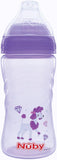 Nuby No Spill Printed Thirsty Kids No-Spill Sip-it Sport Cup with Soft Spout and Lid - Print May Vary