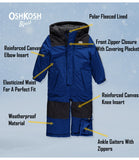 Osh Kosh Boys and Girls 12 Months - 7 One Piece Snowmobile Snowsuit