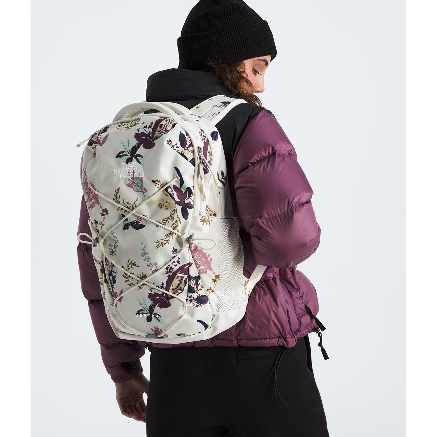 cream north face jester backpack The North Face Women's Jester Backpack: Minimal Grey Dark Heather/Minimal Grey