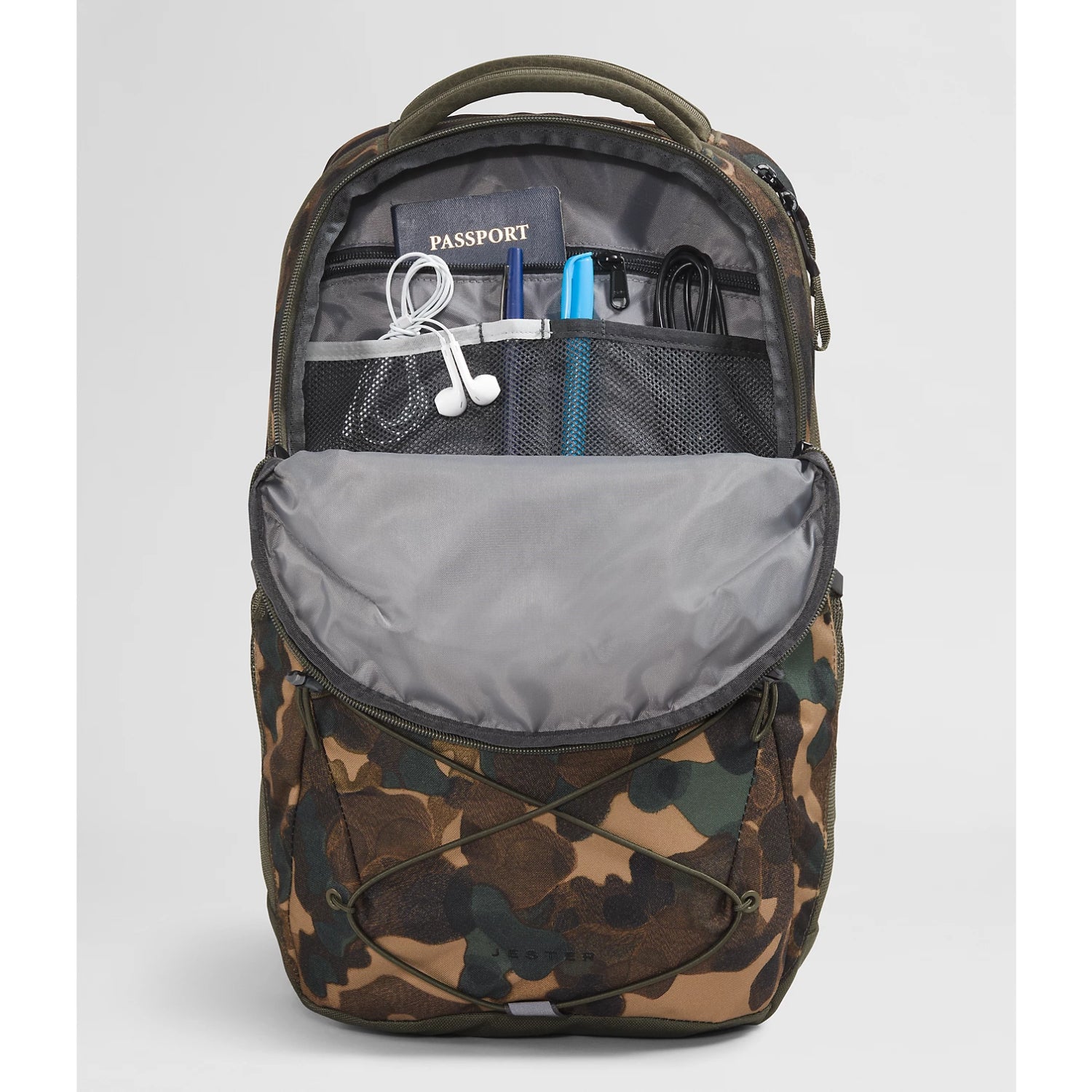 boys north face jester backpack The North Face Jester Backpack: MID Grey Dark Heather/Black