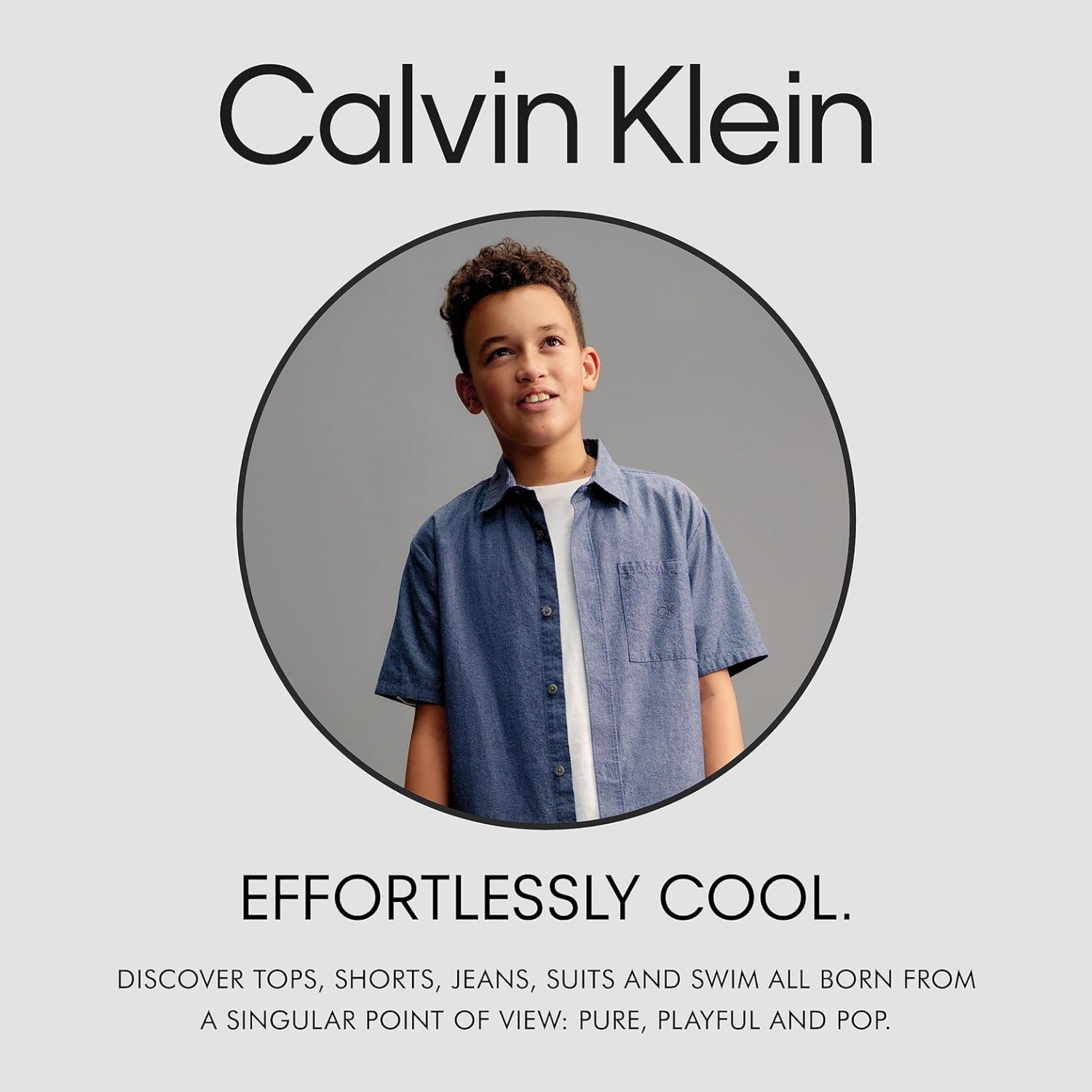Calvin Klein Boys 8-20 Long Sleeve Raglan T-Shirt