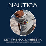 Nautica Boys 2T-4T Long Sleeve Fleece Pullover Hoodie