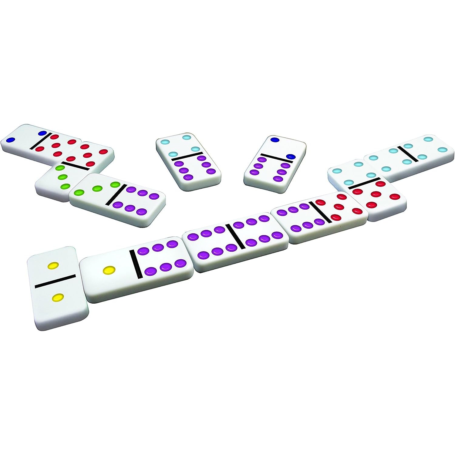 TCG Toys Classic Games - Double 6 Dominoes Tin - Be The First to Win!