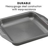 Circulon Total Bakeware Nonstick Cookie Baking Sheet, 10'' x 15'', Dark Gray