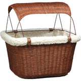 PetSafe Happy Ride Wicker Bicycle Basket for Dogs and Cats