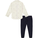 Tommy Hilfiger Boys 2T-4T Logo Woven Pant Set