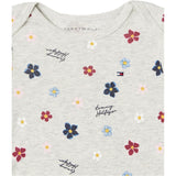 Tommy Hilfiger Girls 0-9 Months Short Sleeve Daisy 4 Pack Bodysuit