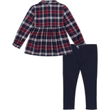 Tommy Hilfiger Girls 2T-4T Plaid Tunic Legging Set