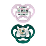 Dr. Brown's Advantage Baby Pacifiers, Fully Symmetrical Soother with Soft Silicone Bulb, 6 -18 Month, 2 Count