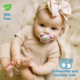 Dr. Brown's Advantage Baby Pacifiers, Fully Symmetrical Soother with Soft Silicone Bulb, 6 -18 Month, 2 Count