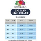 Fruit of the Loom Mens Premium Big Man Boxer Briefs, 3-Pack