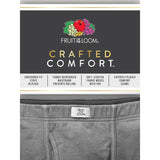Fruit of the Loom Mens Crafted Comfort Boxer Briefs, 3-Pack