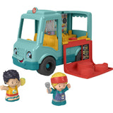 Fisher Price Little People Food Truck Toy With Music Sounds And 2 Figures, Toddler Pretend Play