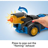Fisher Price Imaginext DC Super Friends Shake & Spin Batmobile And Batman Figure Set, 4 Pieces