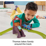 Fisher Price Thomas And Friends Train Set With Carly The Crane Sandy And Motorized Thomas, Fix ‘Em Up Friends
