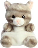 Aurora® Adorable Palm Pals™ Silver Kitty™ Stuffed Animal - Fun Collectible Plush for Kids and Adult Collectors - Perfect for Decorating Rooms and Birthday Gifts - Gray 4 Inches