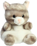 Aurora® Adorable Palm Pals™ Silver Kitty™ Stuffed Animal - Fun Collectible Plush for Kids and Adult Collectors - Perfect for Decorating Rooms and Birthday Gifts - Gray 4 Inches