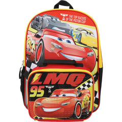 Bioworld Disney Cars Lightning McQueen #95 2-Piece Backpack & Lunchbox –  S&D Kids