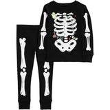 Carters Toddler 2-Piece Glow Halloween Skeleton 100% Cotton Pajamas
