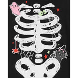 Carters Girls Toddler Halloween ''Glow in the Dark'' Skeleton Pajama Cotton Set