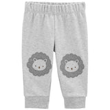 Carters Infant Boys 3-Piece Brown Lion Vest Pant Set
