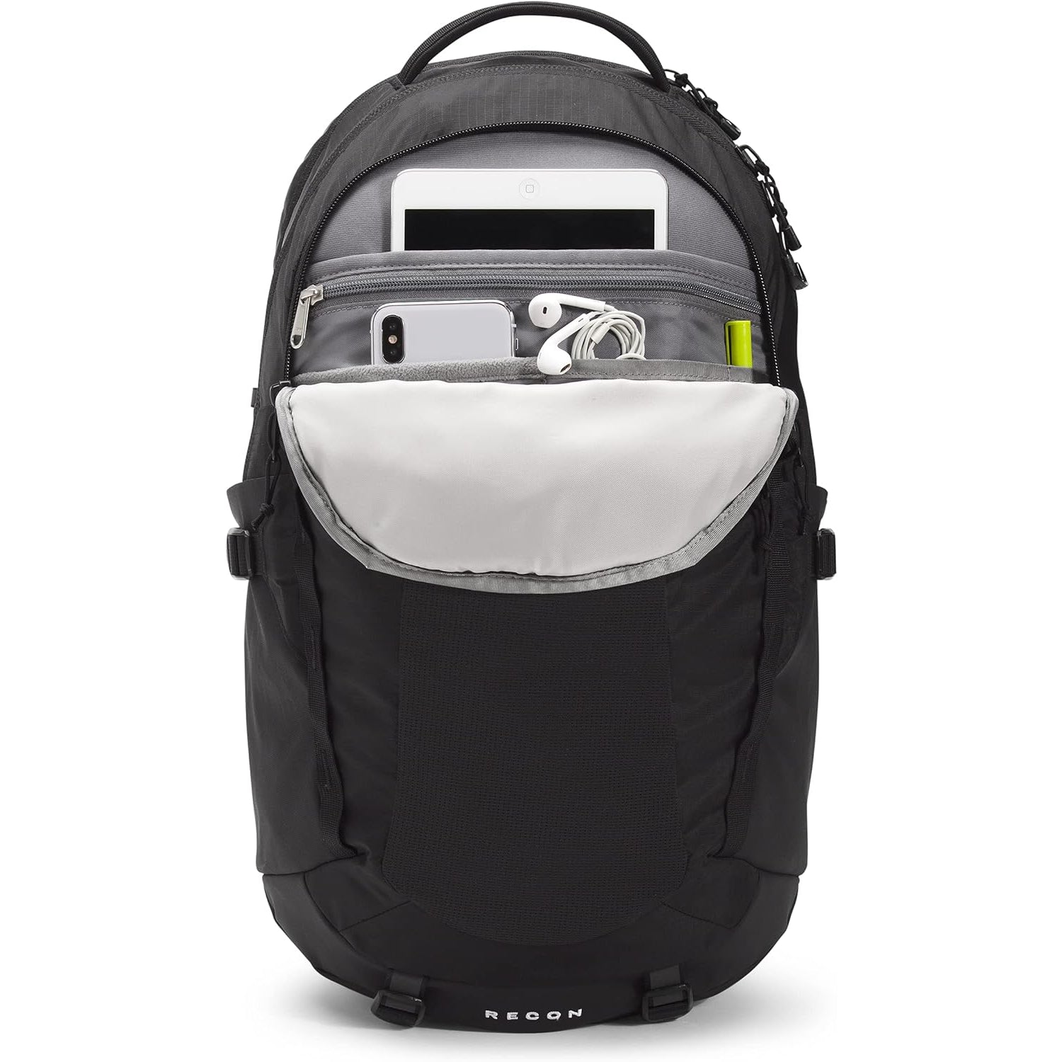 The North Face Women's Recon Backpack: Misty Sage Dark Heather/Meld Grey The North Face Women's Recon Backpack: Misty Sage Dark Heather/Meld Grey