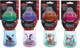 Nuby No Spill Printed Thirsty Kids No-Spill Sip-it Sport Cup with Soft Spout and Lid - Print May Vary