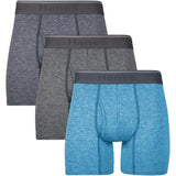 Hanes Mens Comfort Flex Fit Breathable Stretch Mesh Boxer Brief, 3 Pack, Assorted Colors
