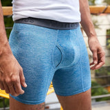 Hanes Mens Comfort Flex Fit Breathable Stretch Mesh Boxer Brief, 3 Pack, Assorted Colors