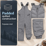 iXtreme Boys Waterproof Insulated Snow Bib Overalls with Adjustable Waistband