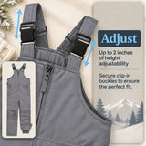 iXtreme Boys Waterproof Insulated Snow Bib Overalls with Adjustable Waistband