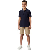 French Toast Short-Sleeve Pique Polo
