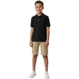 French Toast Short-Sleeve Pique Polo