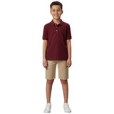 French Toast Short-Sleeve Pique Polo