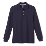 French Toast Long-Sleeve Pique Polo
