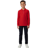 French Toast Long-Sleeve Pique Polo