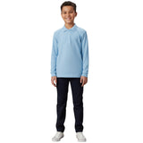 French Toast Long-Sleeve Pique Polo