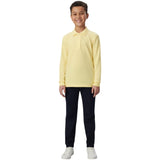 French Toast Long-Sleeve Pique Polo