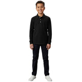 French Toast Long-Sleeve Pique Polo