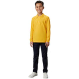 French Toast Long-Sleeve Pique Polo