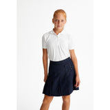 French Toast Girls Short-Sleeve Stretch Pique Polo