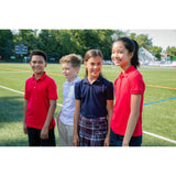 French Toast Girls Short-Sleeve Stretch Pique Polo