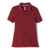 French Toast Girls Short-Sleeve Stretch Pique Polo