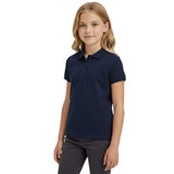 French Toast Girls Short-Sleeve Stretch Pique Polo