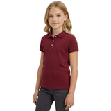 French Toast Girls Short-Sleeve Stretch Pique Polo